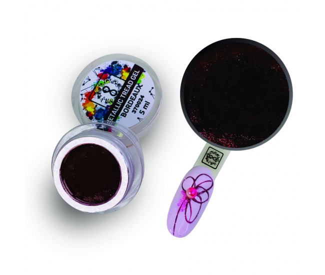 Metallic Tread Gel - Bordeaux 370024 5ml